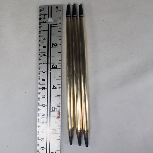 Cross 1/20 10k Gold Filled GF Ladies Pen USA Made Long Clipless NO ENGRAVINGS - Picture 11 of 15